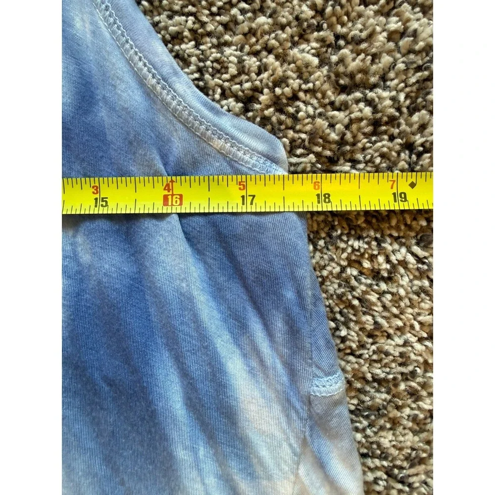 Sweaty Betty Blue Tie Dye Easy Peezy Tank Top Womens S Athleisure Boho Flowy - Picture 3 of 9